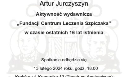 Zaproszenie Artur Jurczyszyn Aktywność wydawnicza
