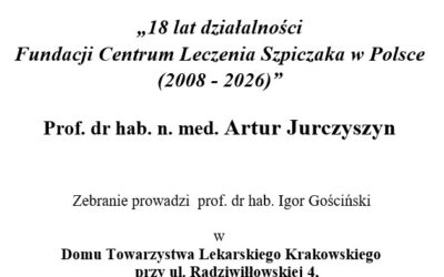 18 lat działalności Fundacji Centrum Leczenia Szpiczaka w Polsce (2008 – 2026)